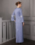 BAJU KURUNG KEDAH MODEN MARIETTE (DUSTY BLUE)